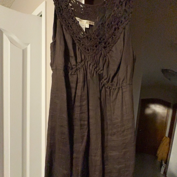 Beautiful brown crochet dress - Picture 2 of 5